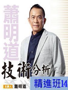 [財團法人理周教育基金會]-蕭明道「技術分析精進班14」DVD (2片裝)